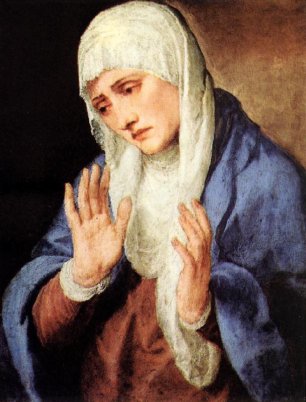 TIZIANO Vecellio Mater Dolorosa (with outstretched hands) aer Germany oil painting art